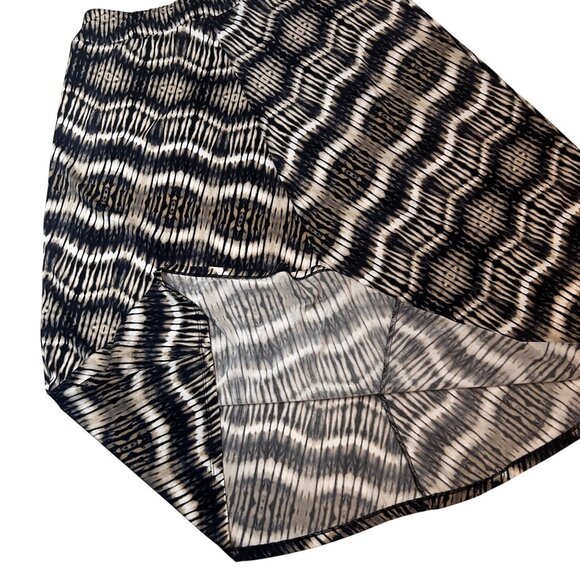New Directions XL Black & White Pleated Midi Skirt 1905 - Picture 5 of 6